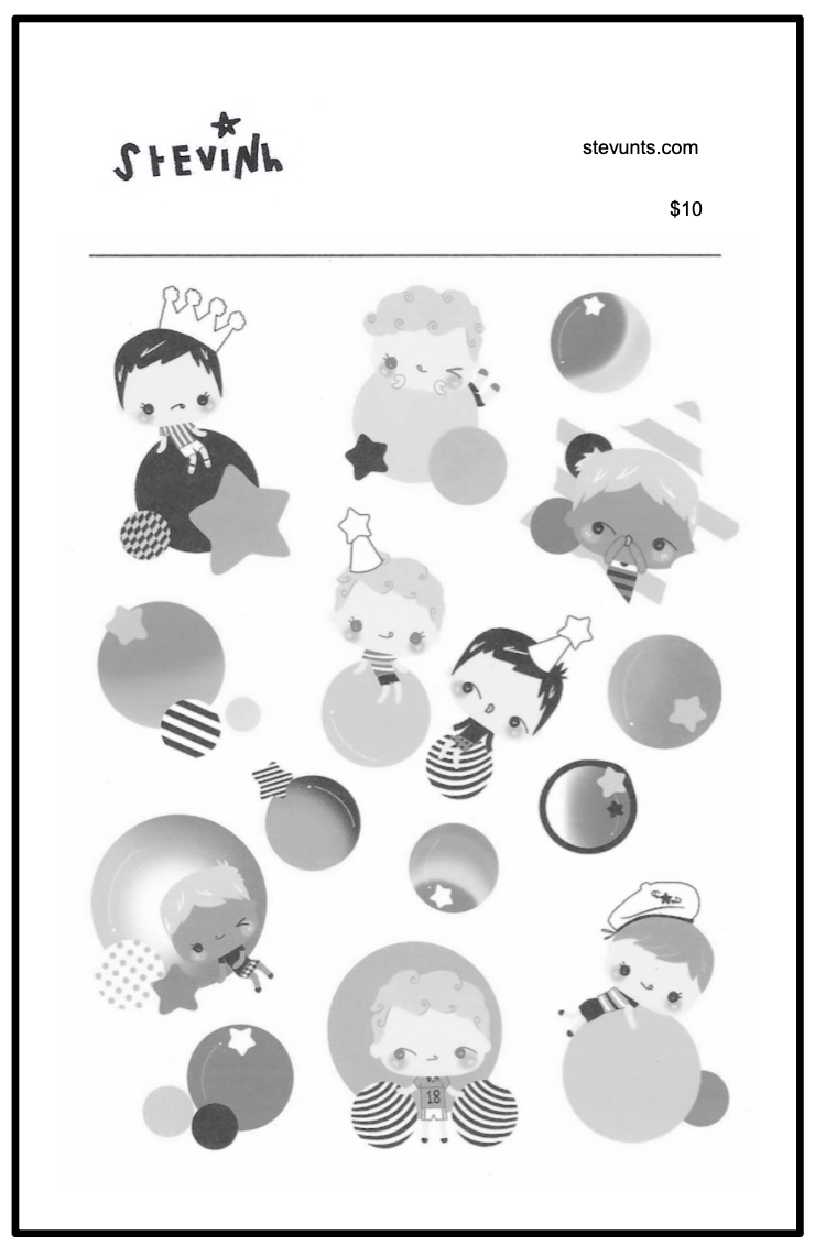 Spheratrical Sparkly Sticker Sheet
